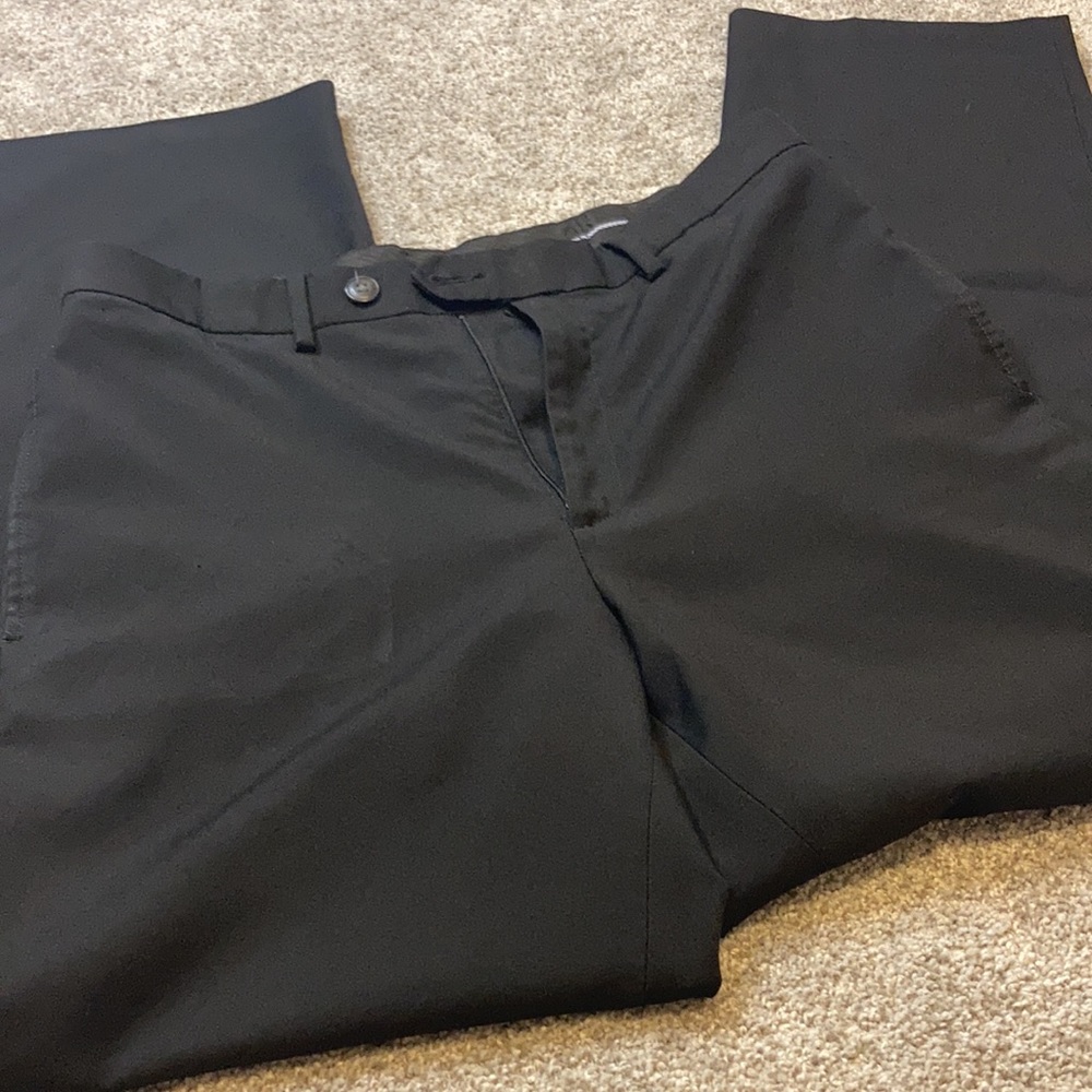 Men's Classic Fit Haggar Black Pants